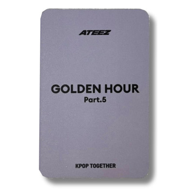Jongho [ATEEZ] Kpop Together Photocard Golden Hour : Part 5 [11819]