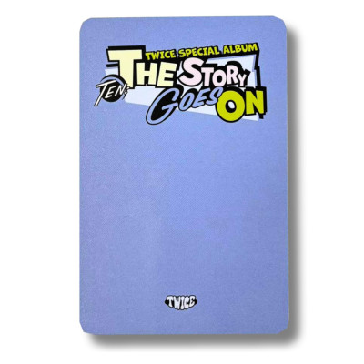 Twice Group Photocard TEN: The Story Goes On Episode Ver. [11879]