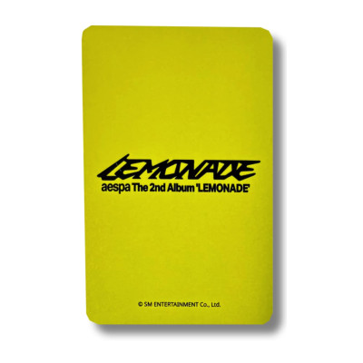 Ningning [Aespa] Apple Music Photocard Lemonade [11899]