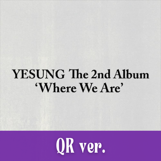 [PRE-ORDER] YESUNG - Where We Are [QR ver.] [11955]