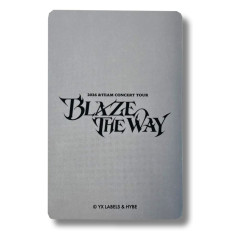 K [&TEAM] Photocard Blaze The Way [12074]
