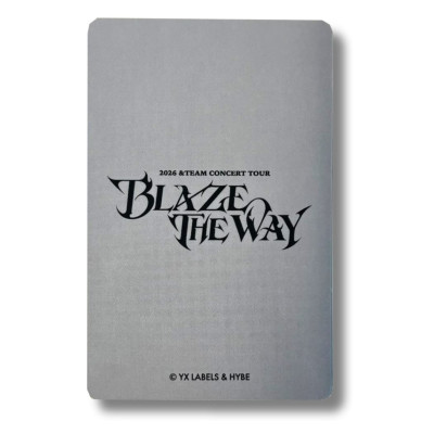 K [&TEAM] Photocard Blaze The Way [12074]