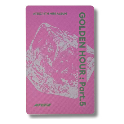 Yunho [ATEEZ] KQ Shop Photocard Golden Hour : Part 5 Vinyl [12090]