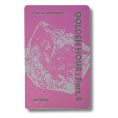Yeosang [ATEEZ] KQ Shop Photocard Golden Hour : Part 5 Vinyl [12091]
