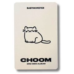 Rora [Babymonster] Pre-order Photocard Choom [12119]