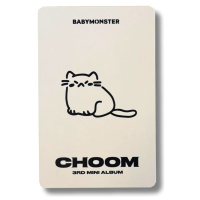 Rora [Babymonster] Pre-order Photocard Choom [12119]