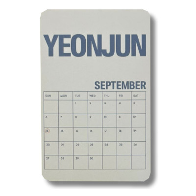 Yeonjun [TXT] Knpops Photocard No Labels: Part 02 [12127]