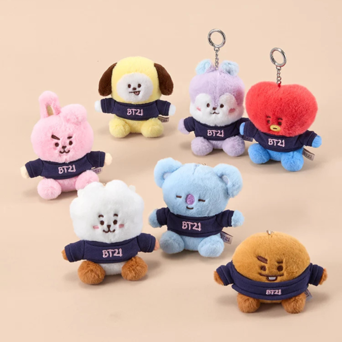 [PRE-ORDER] BTS - BT21 Basic Plush Keyring [2026 F/W] [12135]