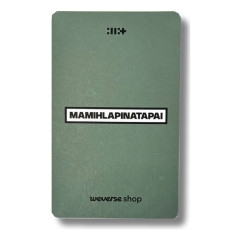 Yunah & Minju [ILLIT] Weverse Photocard Mamihlapinatapai [12143]