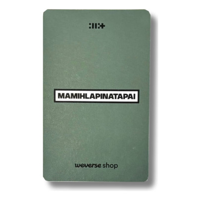 Yunah & Minju [ILLIT] Weverse Photocard Mamihlapinatapai [12143]