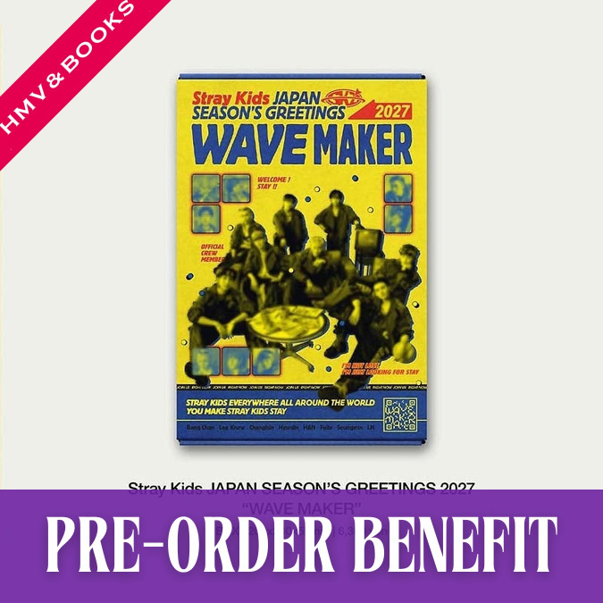 [PRE-ORDER] STRAY KIDS - 2027 Japan Season's Greetings [Wave Maker] + POB [12200]