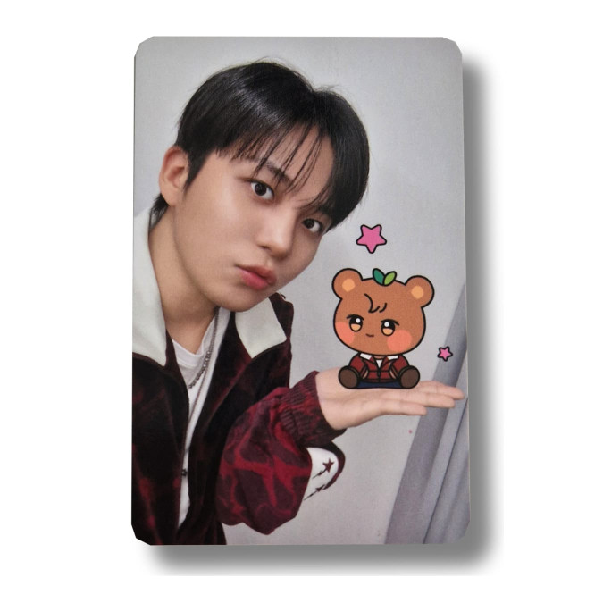 Jongho x JJONGbear [ATEEZ] Trading Photocard ANITEEZ in Color [12272]