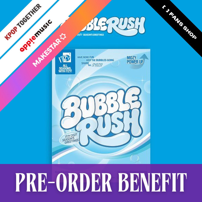 [PRE-ORDER] ITZY - 2027 Season's Greetings [BUBBLE RUSH] + POB [12279]