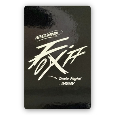 Mingi [ATEEZ] KQ Shop Photocard Fix Off Desire Project : Origin Ver. B [12400]