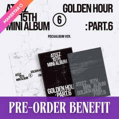 [PRE-ORDER] ATEEZ - GOLDEN HOUR : Part.6 [Poca Album ver.] + POB [12430]