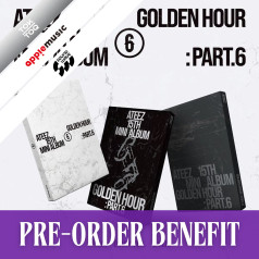 [PRE-ORDER] ATEEZ - GOLDEN HOUR : Part.6 + POB [12427]