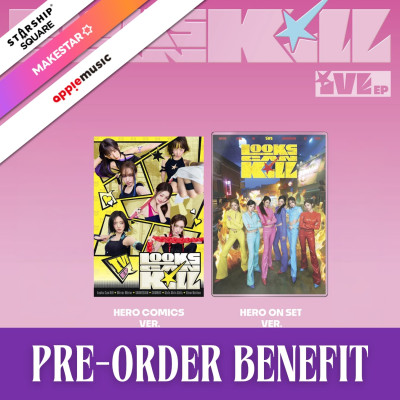 [PRE-ORDER] IVE - Looks Can Kill [Hero Comics / Hero On Set ver.] + POB [12218]