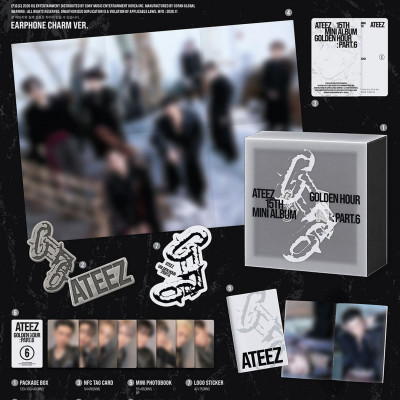 [PRE-ORDER] ATEEZ - Golden Hour: Part.6 [EARPHONE CHARM VER.] [12508]