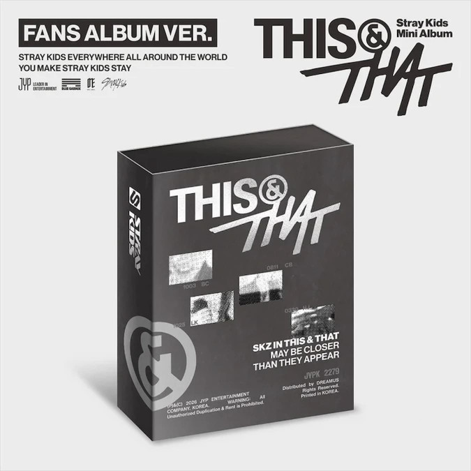 STRAY KIDS - This & That [Fans Album ver.] [11223]