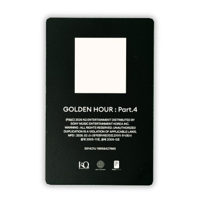 Yeosang [ATEEZ] Poca QR Photocard GOLDEN HOUR PART 4 Ver. Z [12594]