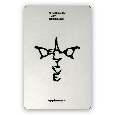 Sung Hanbin [ZEROBASONE] Apple Music DEAD ALIVE Ver. A [12654]