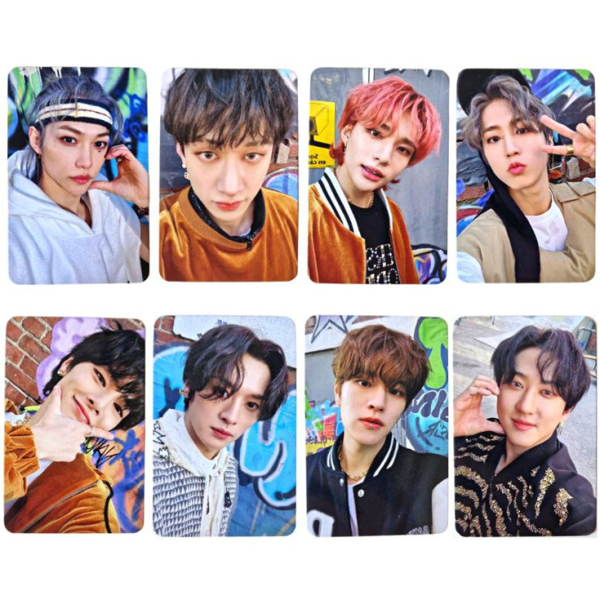 Lot De 124 Cartes Et Autocollants Stray Kids Karma - 64 Photocards Lomo Et 60 Autocollants - Pour Fans Kpop