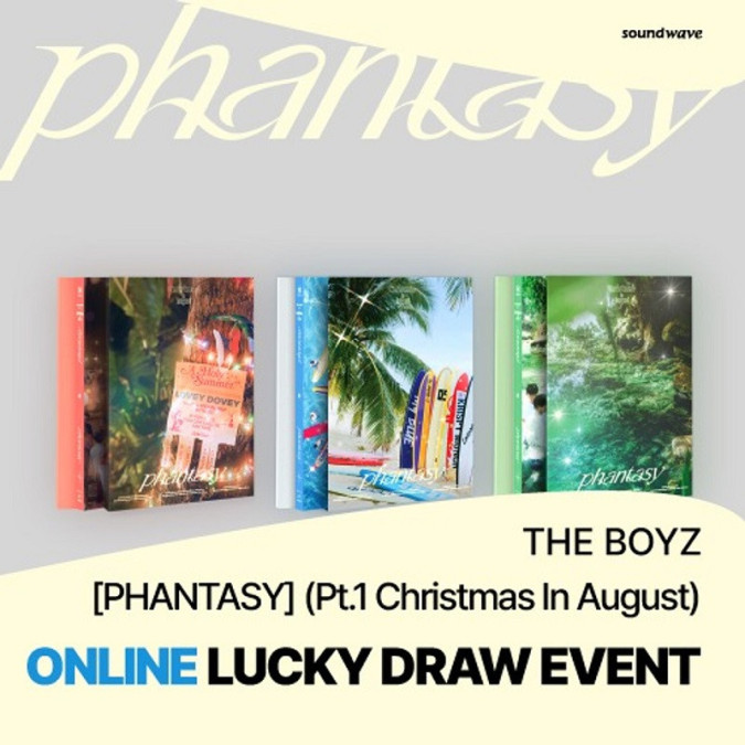 THE BOYZ - Phantasy Pt.1 Christmas in August + Soundwave Lucky Draw Photocard [2274]