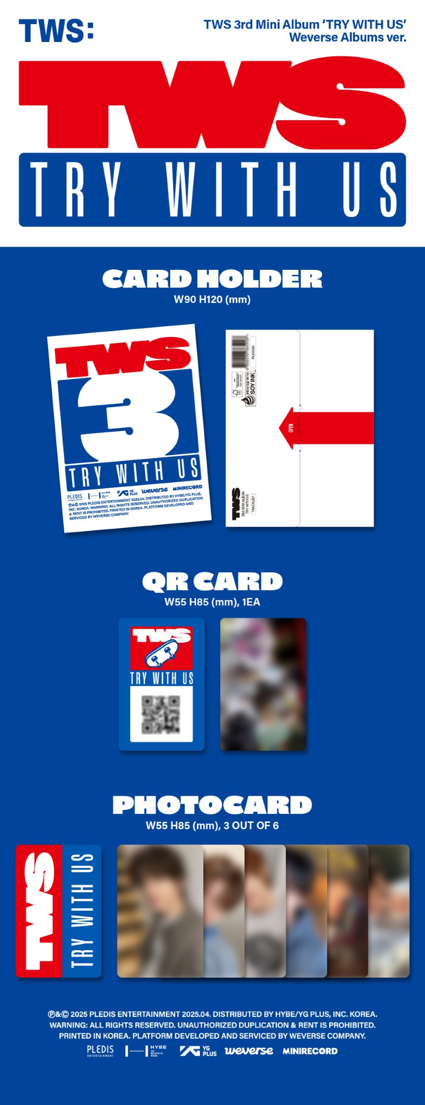 [PRE-ORDER] TWS - Try With Us [Weverse ver.] [6199]