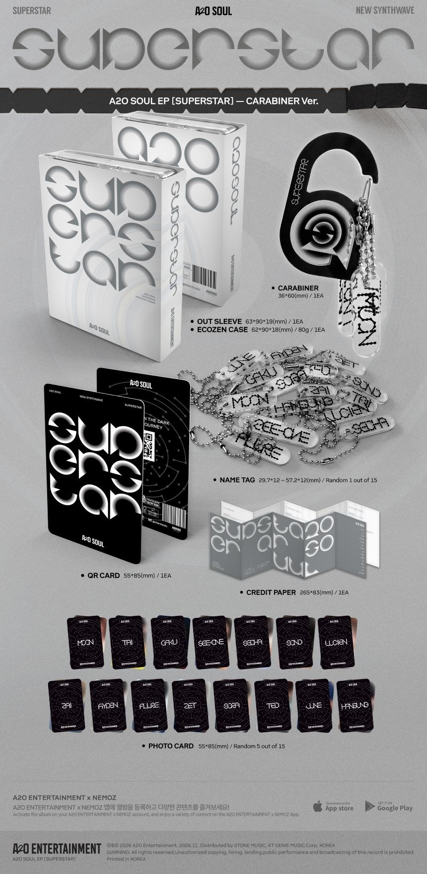 A2O SOUL - Superstar  [CARABINER Ver.]