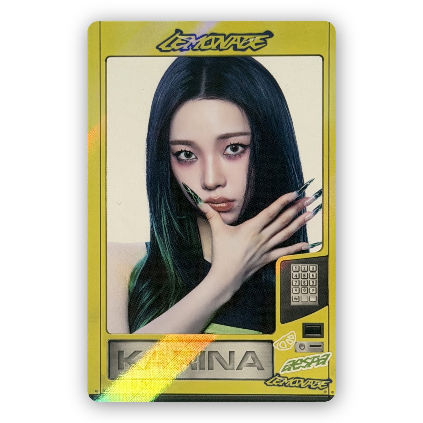 Aespa Trading card special holographic Photocard MAKE IT LEMONADE