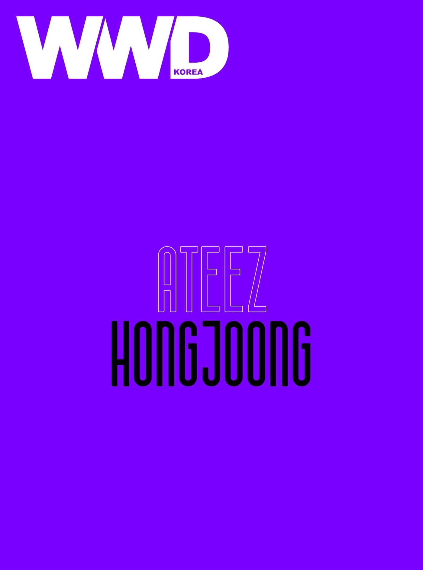 ATEEZ - WWD - 2026. 11 [Cover HONGJOONG] - cover A