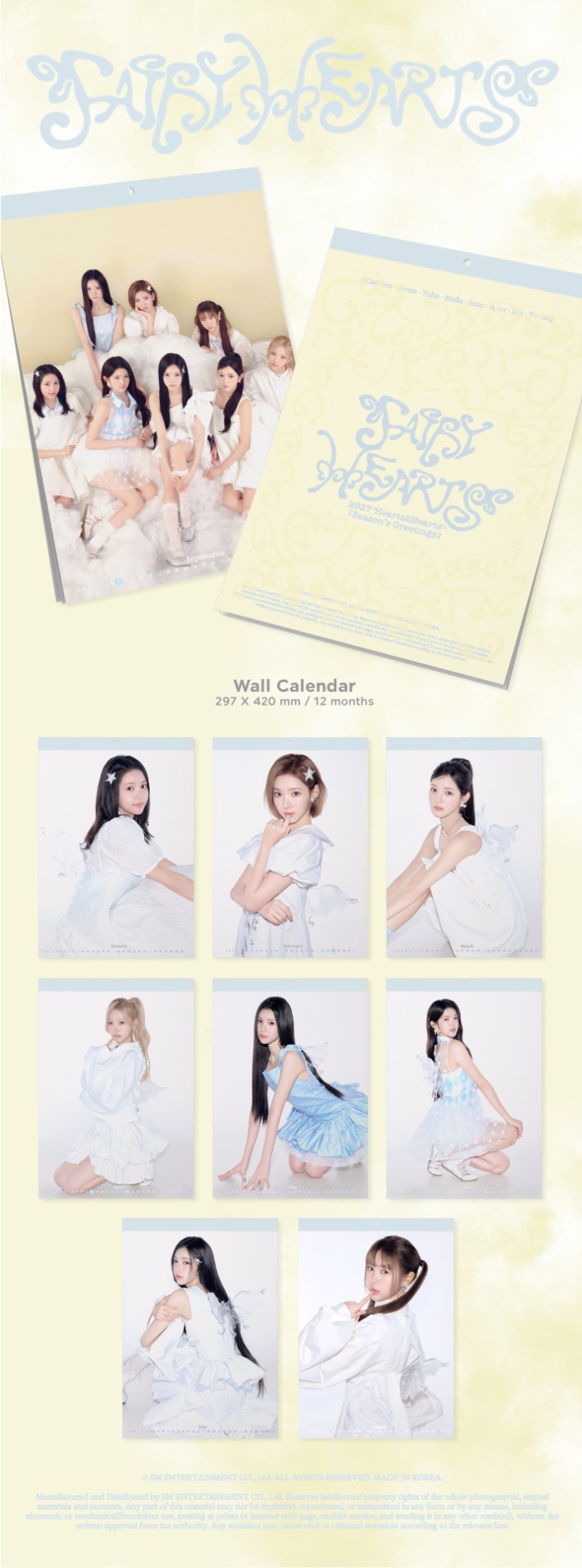 Hearts2Hearts - 2027 Wall Calendar