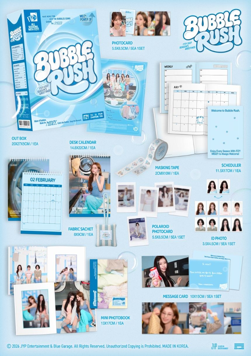 ITZY 2027 Seasons Greetings [BUBBLE RUSH]