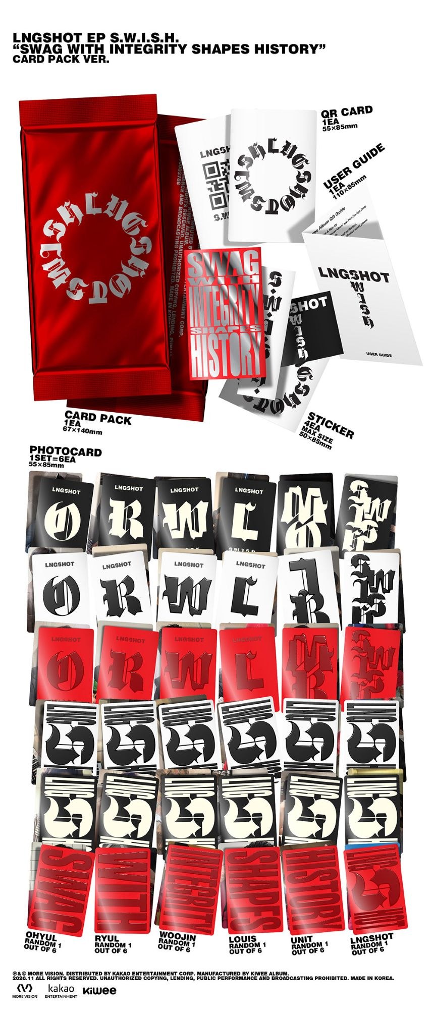 LNGSHOT - S.W.I.S.H. (Card Pack Ver.)