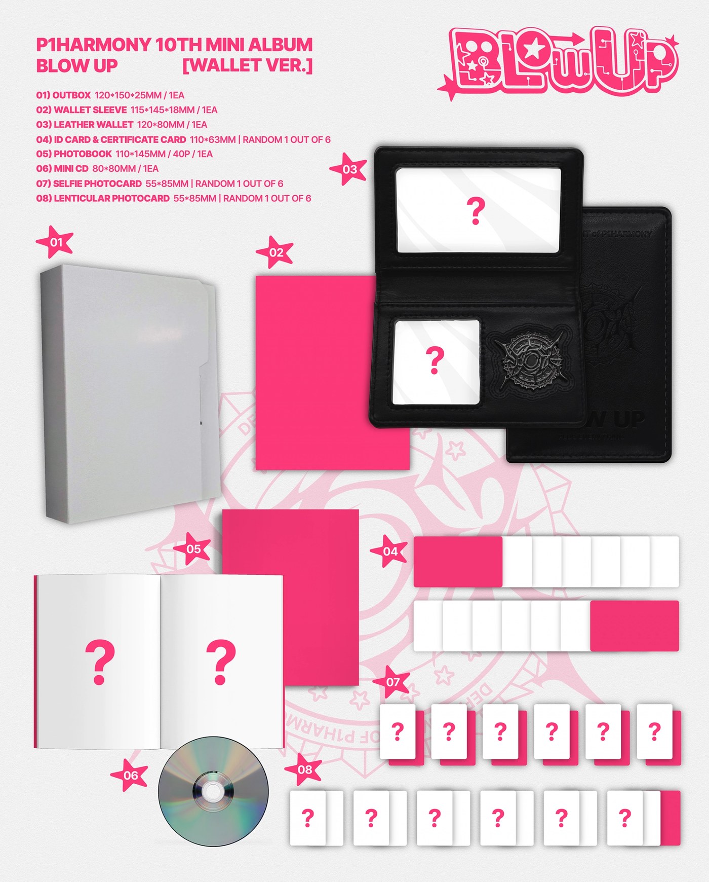 P1HARMONY - Blow up [Wallet Ver.]