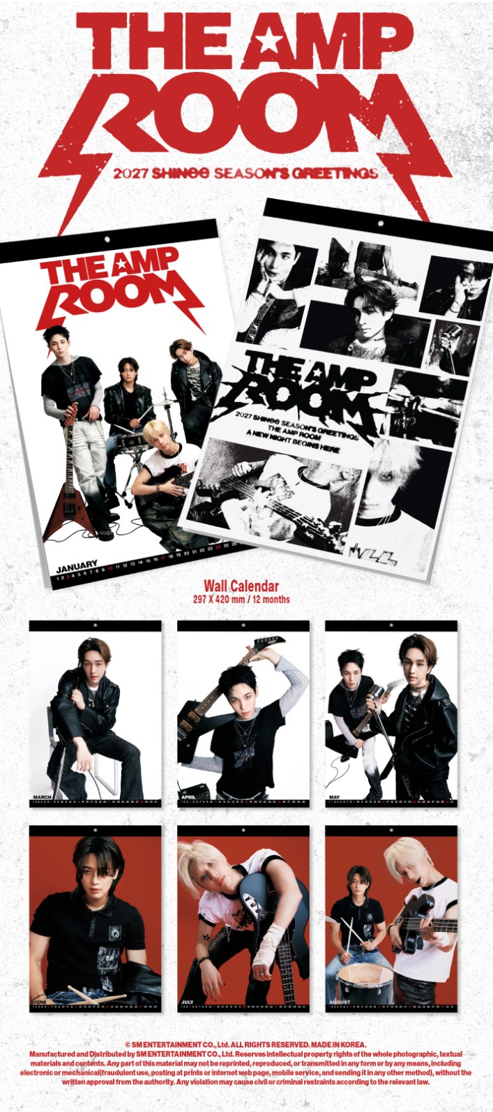 SHINee - 2027 Wall Calendar