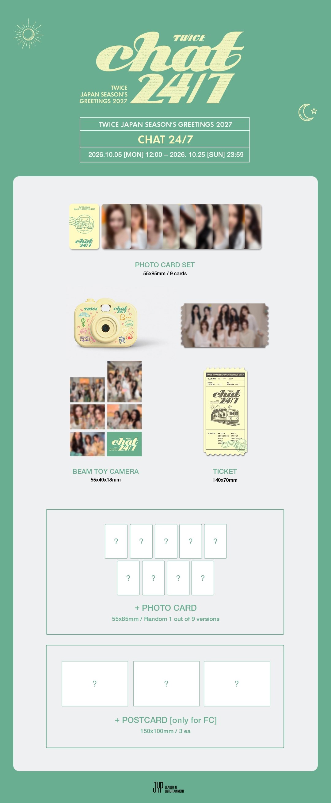 TWICE - JAPAN SEASON'S GREETINGS 2027 [CHAT 24/7]